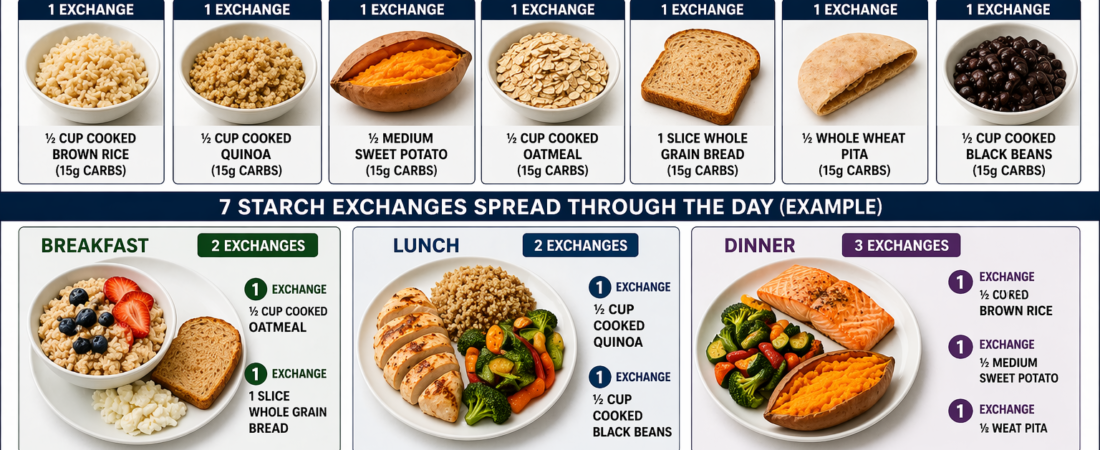 7 Starch Exchanges: A Smarter Way to Control Calories Without Counting Every Bite