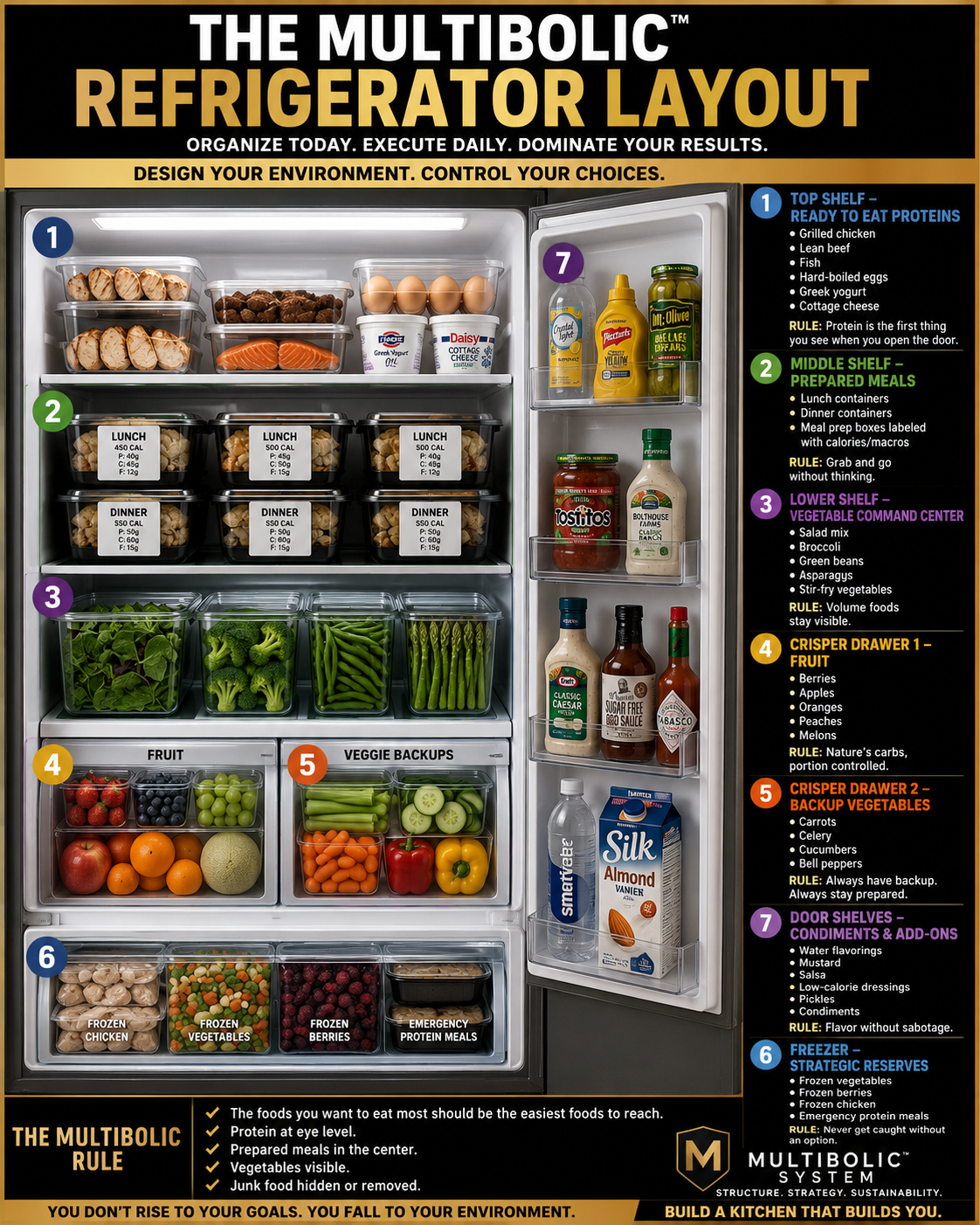 The Multibolic™ Refrigerator Layout