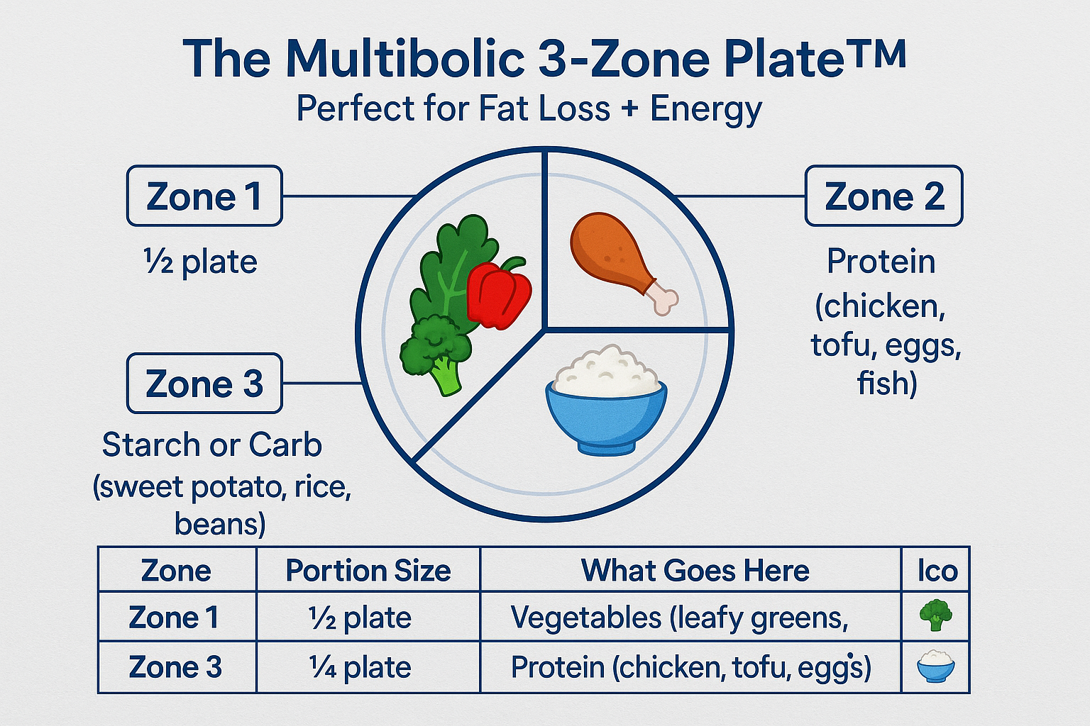 The Multibolic™ 3-Zone Plate