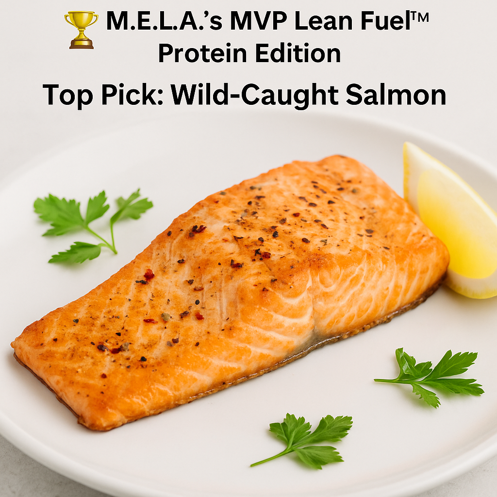 M.E.L.A.’s MVP Lean Fuel™ Protein Edition: Why Wild-Caught Salmon Earns the Top Spot
